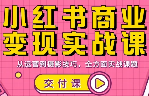 饭饭老师·小红书商业变现实战课-智云网