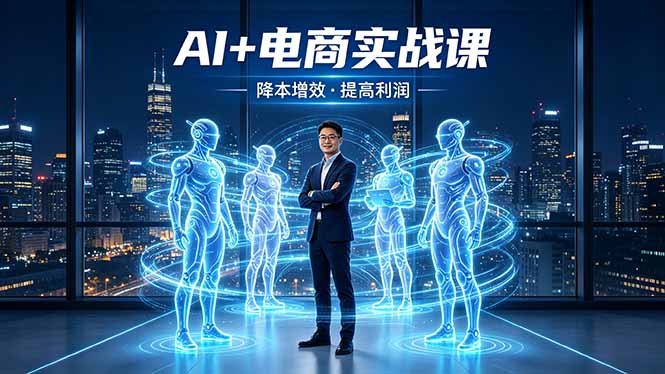 AI+电商实战课，1人+N个AI 智能体，把SOP变AI员工，实现降本增效提高利润-智云网