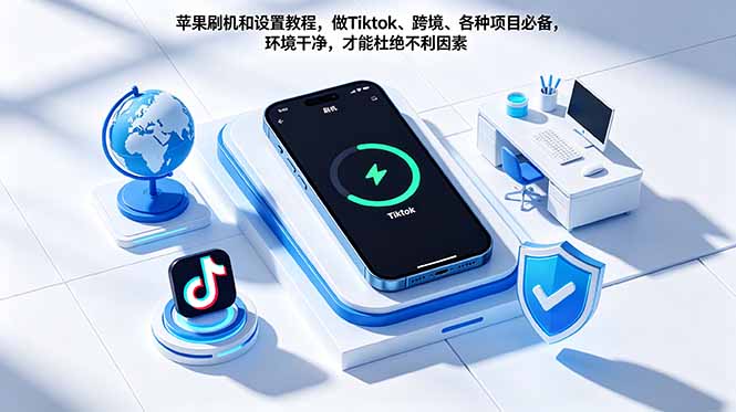 苹果刷机和设置教程,做Tiktok、跨境、各种项目必备,环境干净,才能杜绝不利因素-智云网