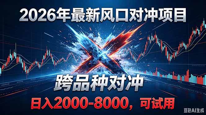 (18827期)2026创业新风口!最新对冲!跨品种对冲!日收益2000-6000+-智云网