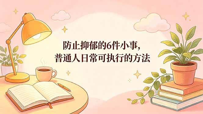 (18385期)付费文章:防止抑郁的6件小事,普通人日常可执行的方法 (18385期)付费文章:防止抑郁的6件小事,普通人日常可执行的方法