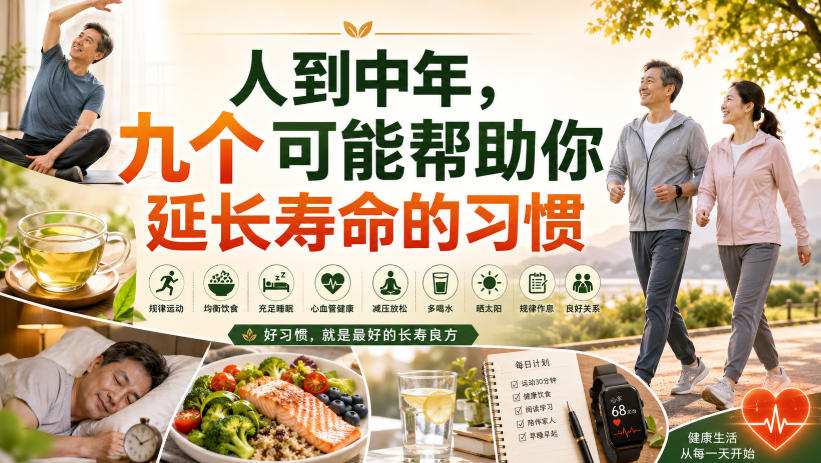付费文章:人到中年,九个可能帮助你延长寿命的习惯-智云网