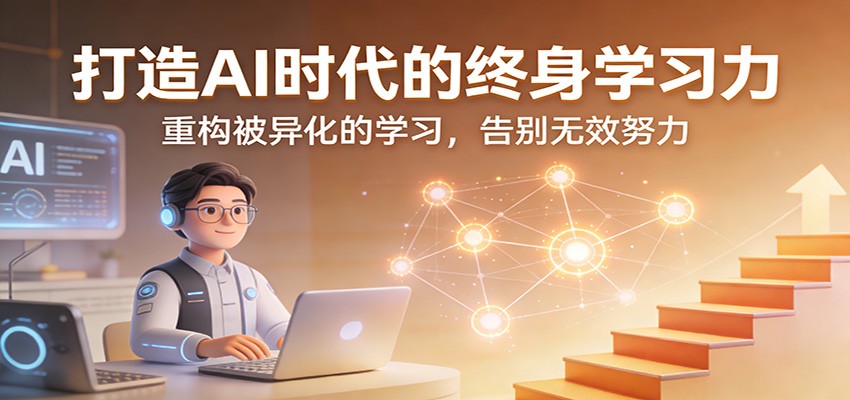 打造AI时代的终身学习力:重构被异化的学习,告别无效努力-智云网