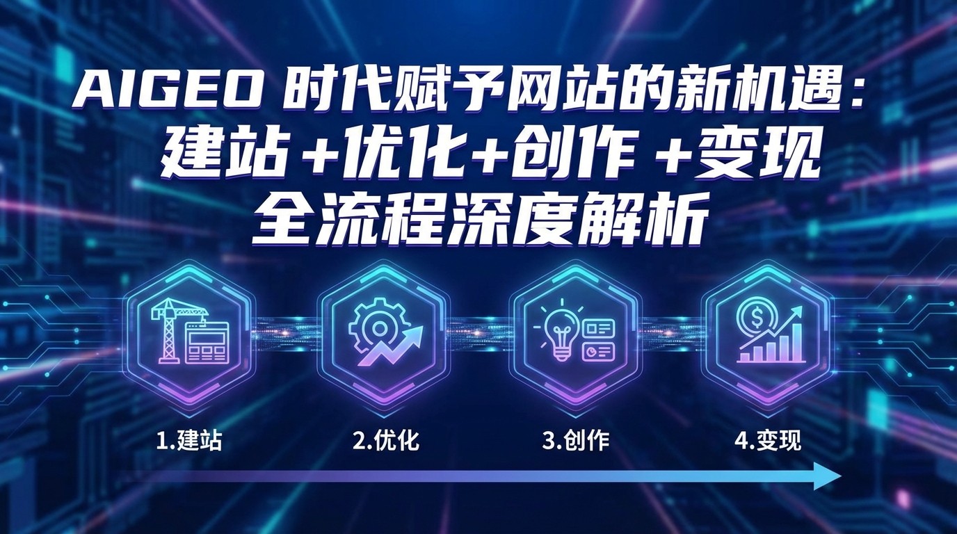 AIGEO+时代赋予网站的新机遇:建站+优化+创作+变现+全流程深度解析-智云网