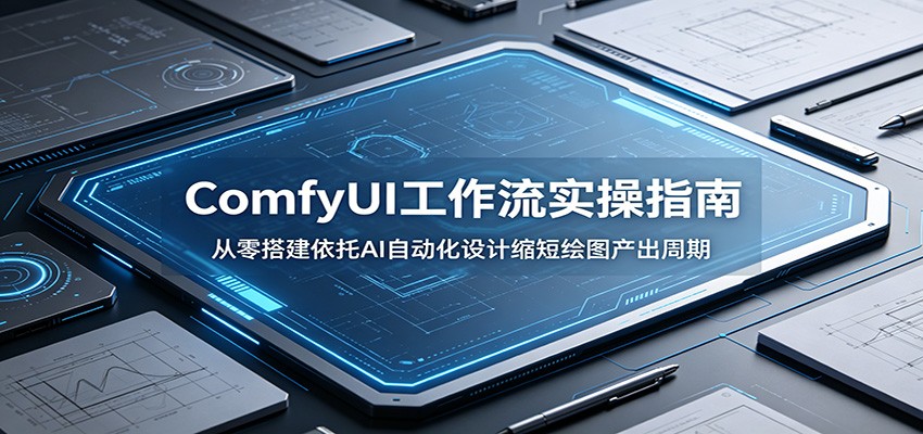 ComfyUI 工作流实操指南:从零搭建依托AI自动化设计缩短绘图产出周期 ComfyUI 工作流实操指南:从零搭建依托AI自动化设计缩短绘图产出周期