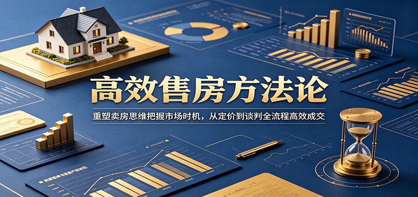 高效售房方法论:重塑卖房思维把握市场时机,从定价到谈判全流程高效成交-智云网
