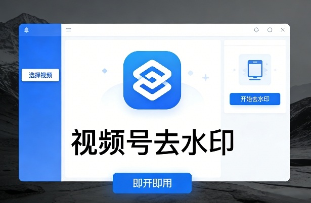 视频号去水印软件,电脑软件,即开即用-智云网