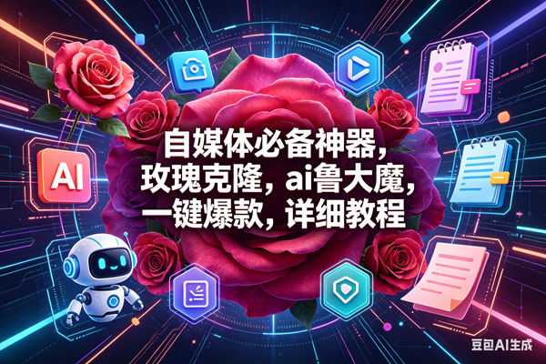 (18316期)玫瑰克隆神器,一键爆款ai工具,自媒体必备,60多个功能的教程-智云网