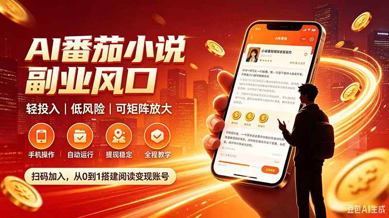 （20277期）AI番茄全自动挂机｜24小时躺赚副业，轻投入|低风险|可矩阵放大-智云网