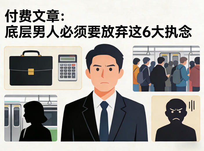 付费文章:底层男人必须要放弃这6大执念-智云网