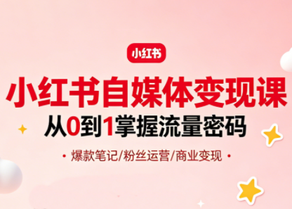 大漂亮·小红书自媒体变现课-智云网