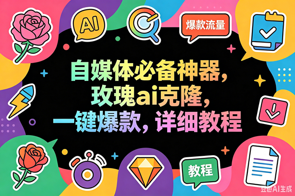 (18563期)玫瑰克隆工具,一键ai神器,爆款工具,自媒体必备,60多个功能详细教程-智云网