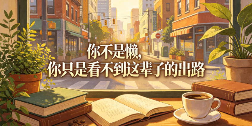 付费文章:你不是懒,你只是看不到这辈子的出路-智云网