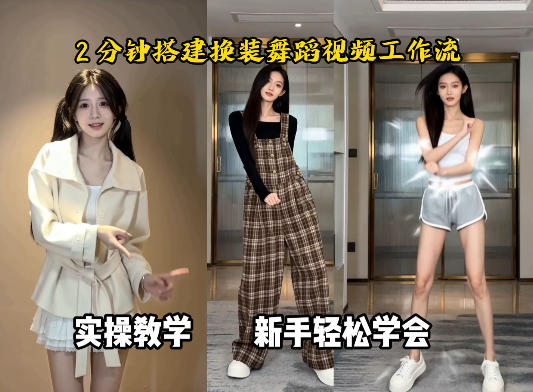 通过Coze工作流,制作《跳舞卡点换装视频》,两分钟制作完成,从0到1演示搭建过程-智云网