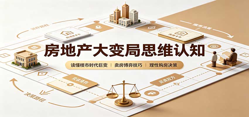 房地产大变局思维认知：读懂楼市时代巨变，卖房博弈技巧，理性购房决策-智云网