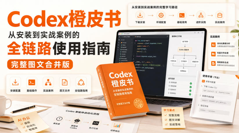 Codex橙皮书，从安装到实战案例的全链路使用指南，完整图文合并版-智云网
