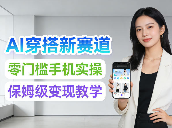 2026年AI穿搭新赛道,零门槛手机实操,保姆级变现教学-智云网