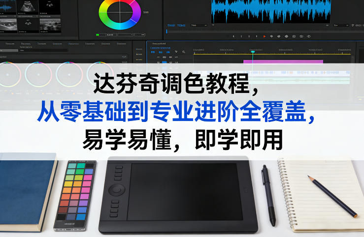 达芬奇调色教程,从零基础到专业进阶全覆盖,易学易懂,即学即用-智云网