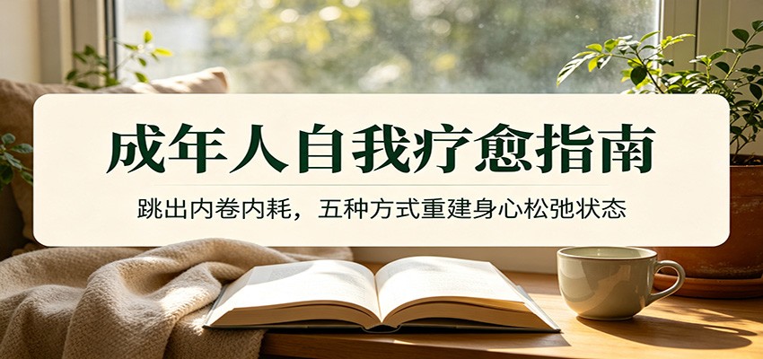 成年人自我疗愈指南：跳出内卷内耗，五种方式重建身心松弛状态-智云网