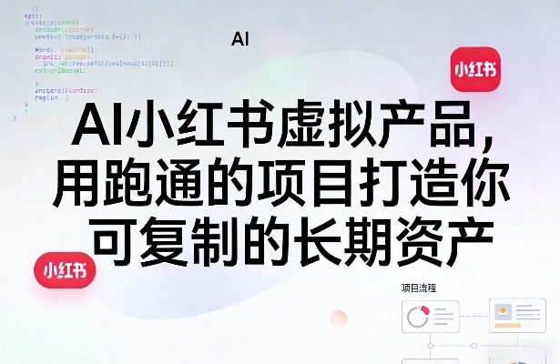 AI小红书虚拟产品，用跑通的项目打造你可复制的长期资产（更新）-智云网