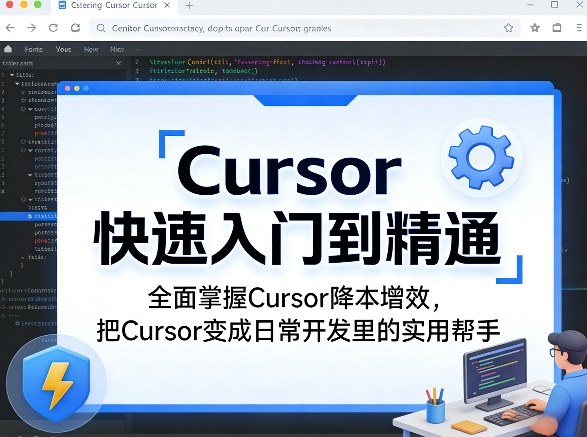 Cursor快速入门到精通,全面掌握Cursor降本增效,把Cursor变成日常开发里的实用帮手-智云网