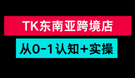 TikTok东南亚跨境从0-1认知实操课-智云网