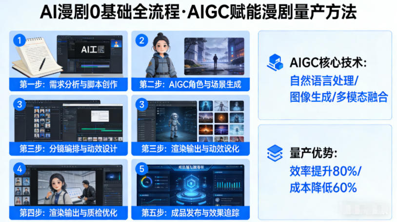 AI漫剧0基础全流程,快速掌握AIGC赋能的漫剧量产方法-智云网