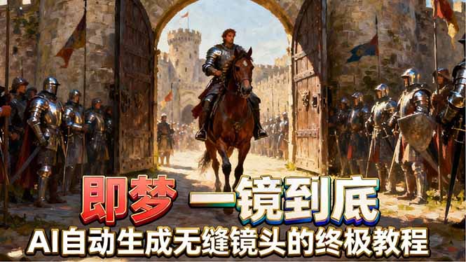即梦AI一镜到底终极教程，智能补帧+运镜技巧，AI自动生成无缝丝滑长镜头高效出片-智云网