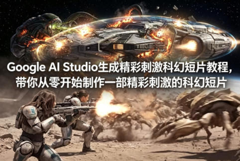 Google AI Studio生成精彩刺激科幻短片教程,带你从零开始制作一部精彩刺激的科幻短片【双语字幕】 Google AI Studio生成精彩刺激科幻短片教程,带你从零开始制作一部精彩刺激的科幻短片【双语字幕】