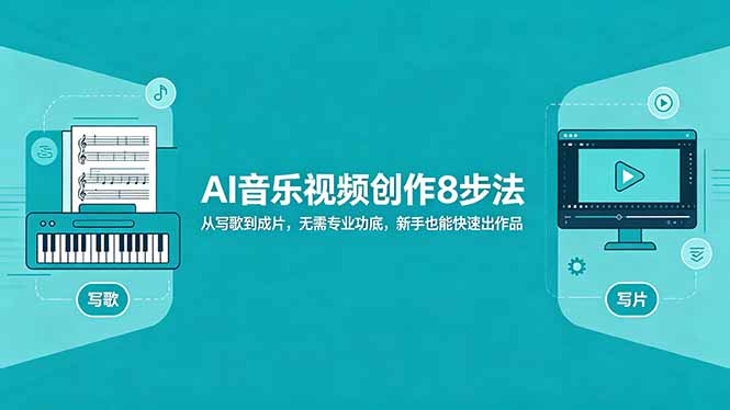 AI音乐视频创作8步法:从写歌到成片,无需专业功底,新手也能快速出作品-智云网