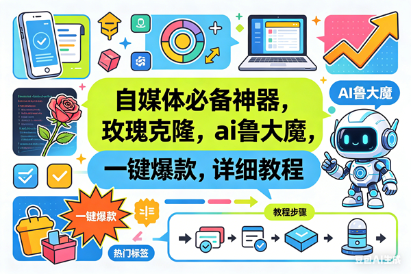 (18391期)玫瑰克隆神器,一键ai爆款工具,自媒体必备,60多个功能的详细教程 (18391期)玫瑰克隆神器,一键ai爆款工具,自媒体必备,60多个功能的详细教程