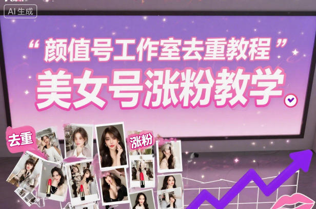 颜值号工作室去重教程,美女号涨粉教学-智云网