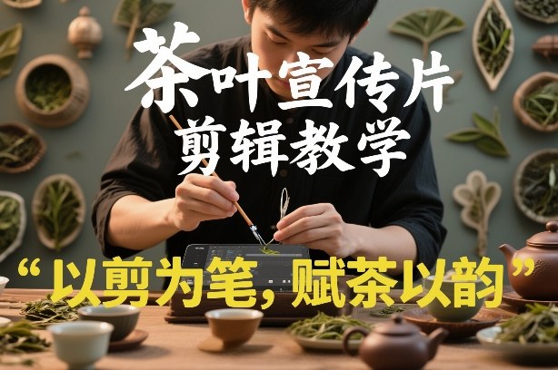 茶叶宣传片剪辑教学，以剪为笔，赋茶以韵，新手也能拍出高级感-智云网
