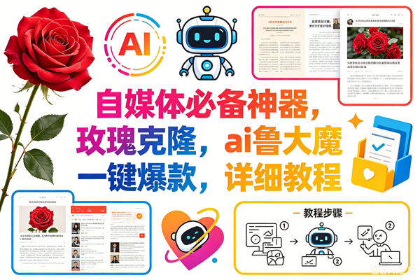 (18441期)玫瑰克隆神器,一键ai大魔,爆款工具,自媒体必备,60多个功能的详细教程-智云网