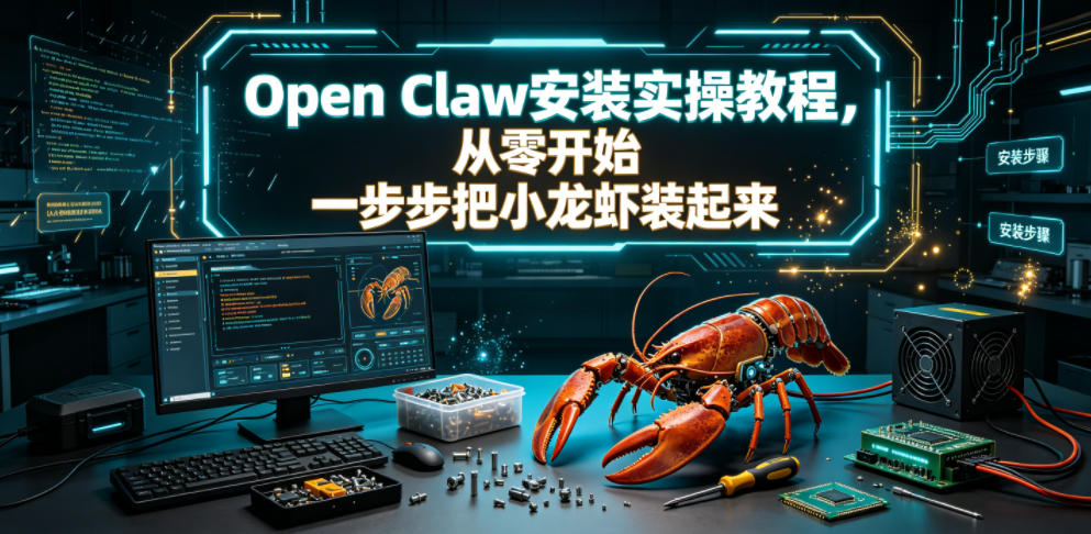 Open Claw安装实操教程,从零开始一步步一步步把小龙虾装起来-智云网