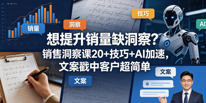 想提升销量缺洞察?销售洞察课20+技巧+AI加速,文案戳中客户超简单【原创双语字幕】 想提升销量缺洞察?销售洞察课20+技巧+AI加速,文案戳中客户超简单【原创双语字幕】