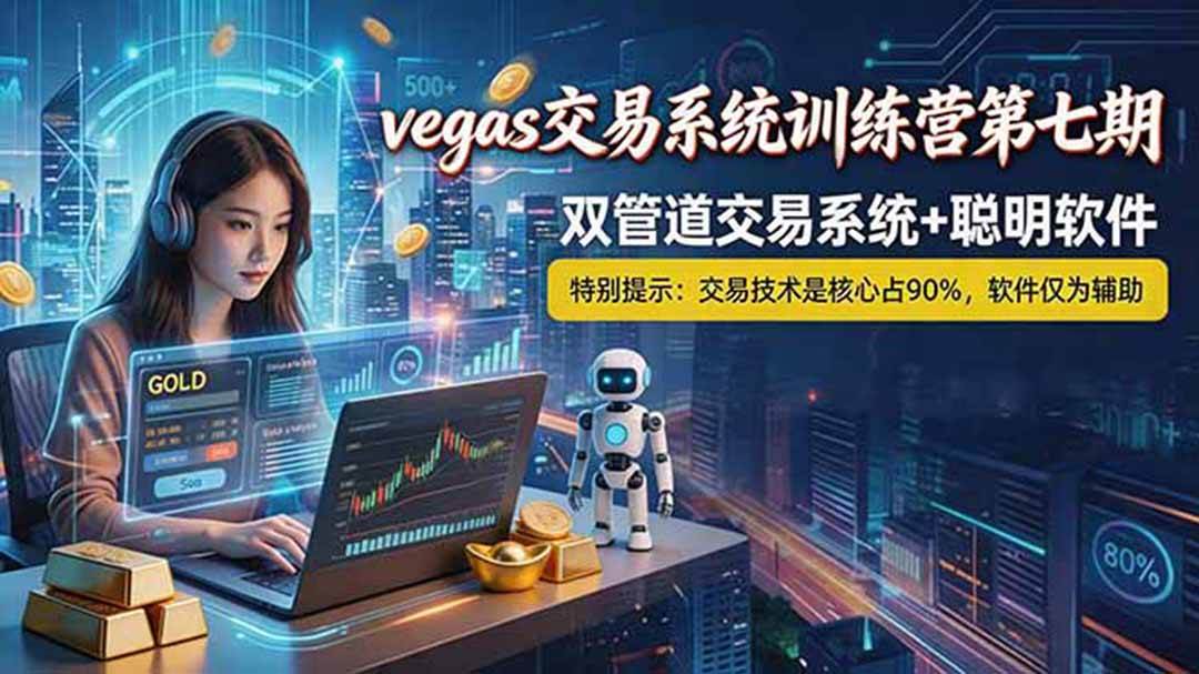 (18770期)【海外美金AI搬砖】Vegas交易技术+聪明软件, 黄金期货日赚50-1000U, 长期稳定,小白轻松上手-智云网