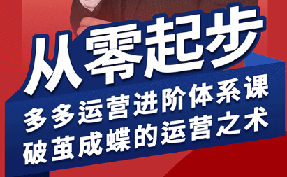 海神·拼多多运营进阶系统课(更新2026)-智云网