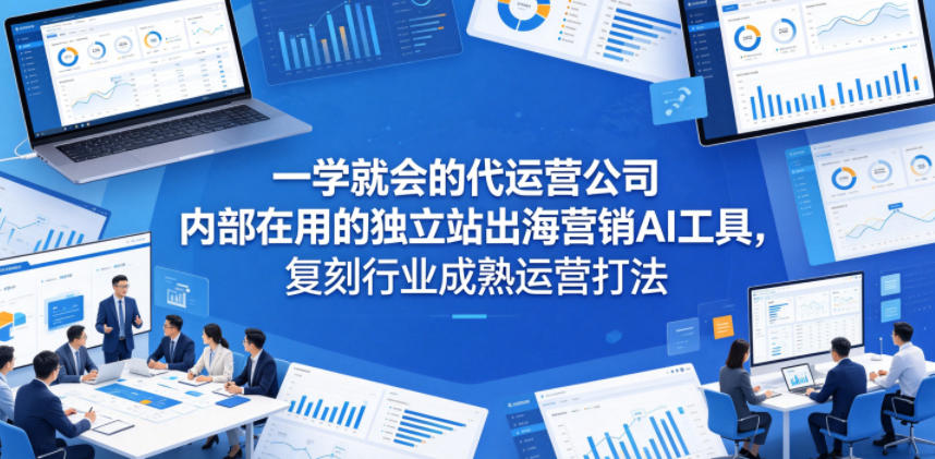 一学就会的代运营公司内部在用的独立站出海营销AI工具,复刻行业成熟运营打法-智云网