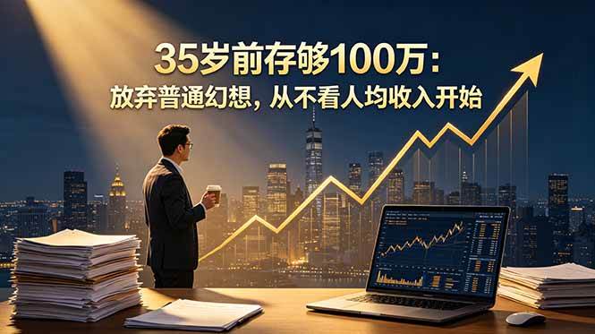 (18689期)35岁前存够100万:放弃普通幻想,从不看人均收入开始-智云网