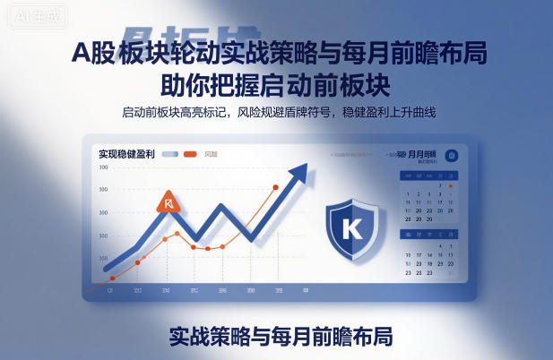 A股板块轮动实战策略与每月前瞻布局,助你把握启动前板块,规避风险,实现稳健盈利-智云网