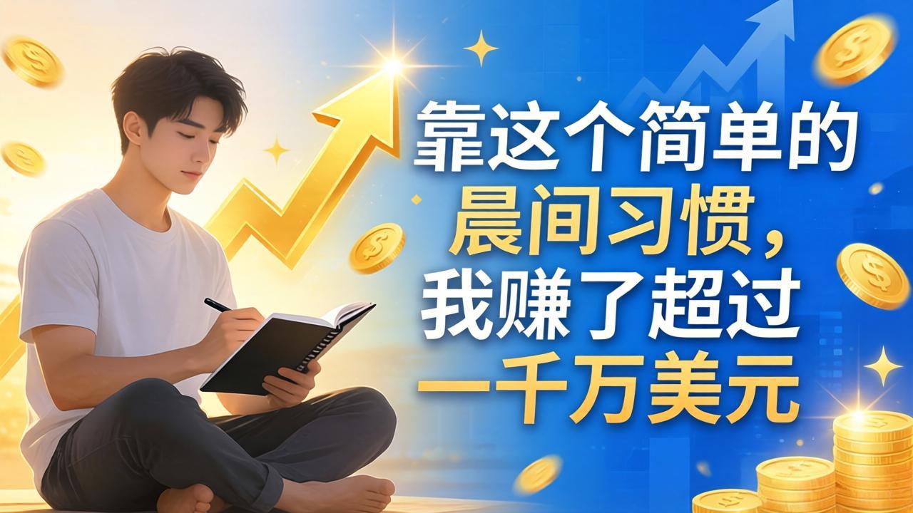 付费文章:靠这个简单的晨间习惯,我赚了超过一千万美元-智云网