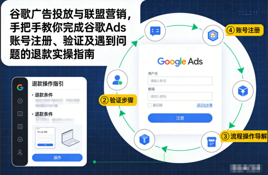 谷歌广告投放与联盟营销,手把手教你完成谷歌Ads账号注册、验证及遇到问题的退款实操指南-智云网
