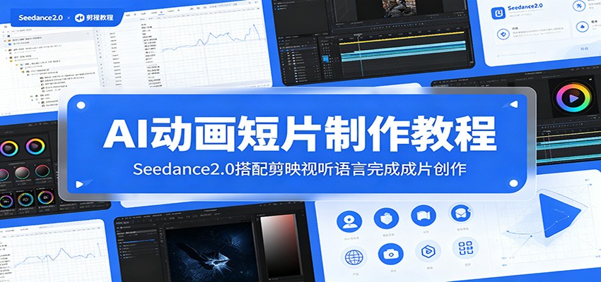 AI动画短片制作教程:Seedance2.0搭配剪映视听语言完成成片创作-智云网