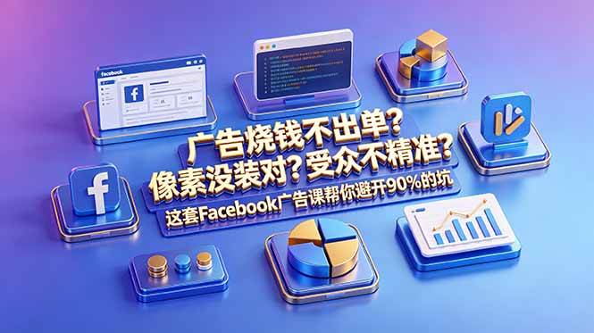 (18850期)广告烧钱不出单?像素没装对?受众不精准?这套Facebook广告课帮你避开90%的坑-原创双语字幕-智云网