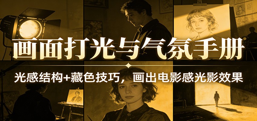 画面打光与气氛手册:光感结构+藏色技巧,画出电影感光影效果-智云网