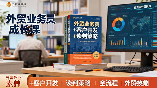 外贸业务员成长课:职业素养+客户开发+谈判策略、掌握全流程外贸技能-智云网