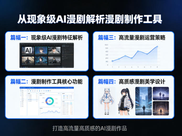 从现象级AI漫剧解析漫剧制作工具,四大篇幅带你了解漫剧,打造高流量高质感的AI漫剧作品-智云网
