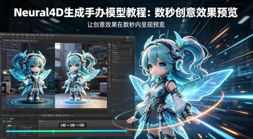 Neural4D生成手办模型教程,让创意效果在数秒内呈现预览-智云网