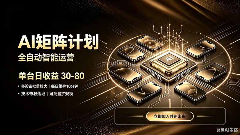 AI智能对话，矩阵规模化创业，全程技术扶持，长久稳定，日入800+-智云网